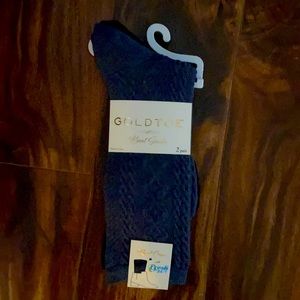 Gold toe women’s boot socks 2 pair size 6-9 NWT